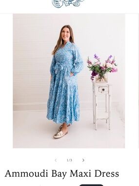 Heart of Grace, Ammoudi Bay Maxi Dress, XL NWT